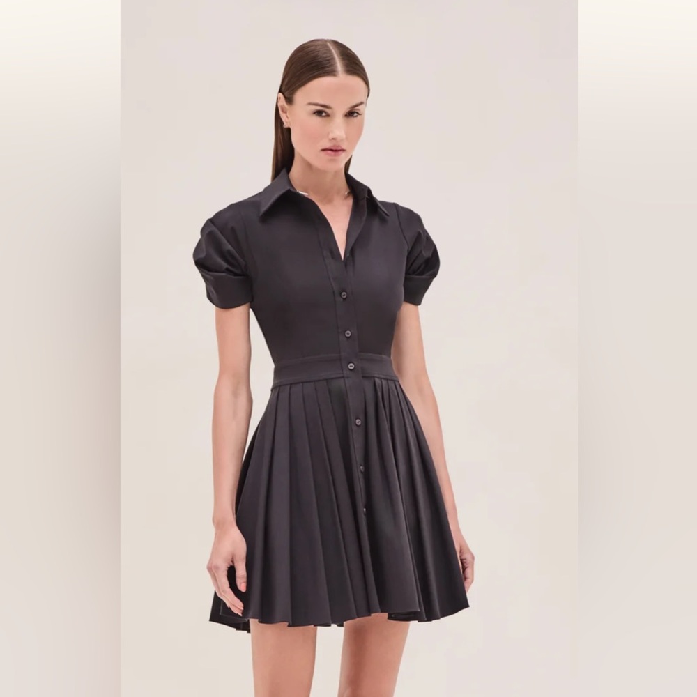 Alexis April Black Button-Up Dress